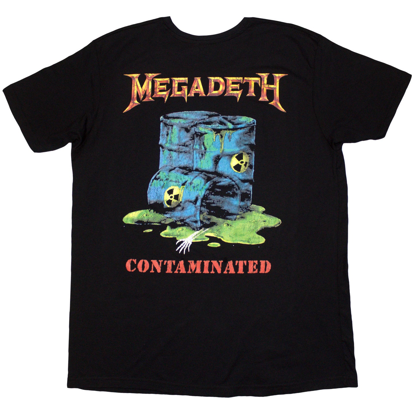 MEGADETH - CONTAMINATED - T-Shirt Black (Back Print)
