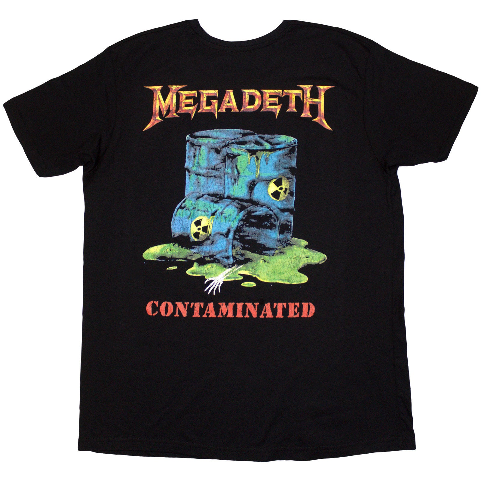MEGADETH - CONTAMINATED - T-Shirt Black (Back Print)