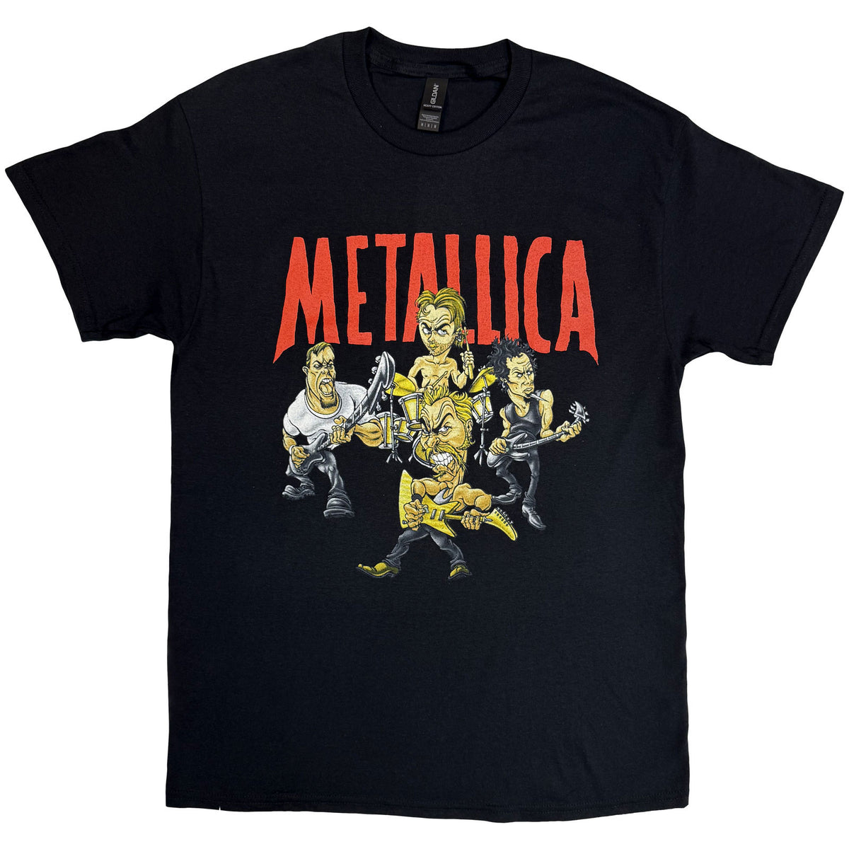 METALLICA - LOAD CHAVEZ CARTOON - T-Shirt Black