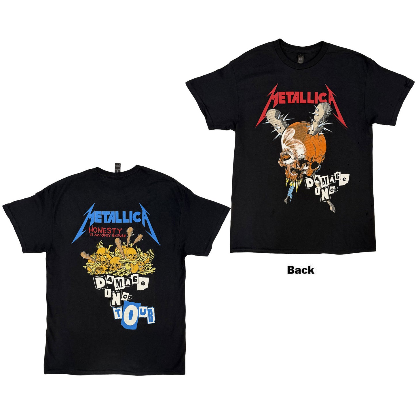 METALLICA - DAMAGE INC - T-Shirt Black (Back Print)