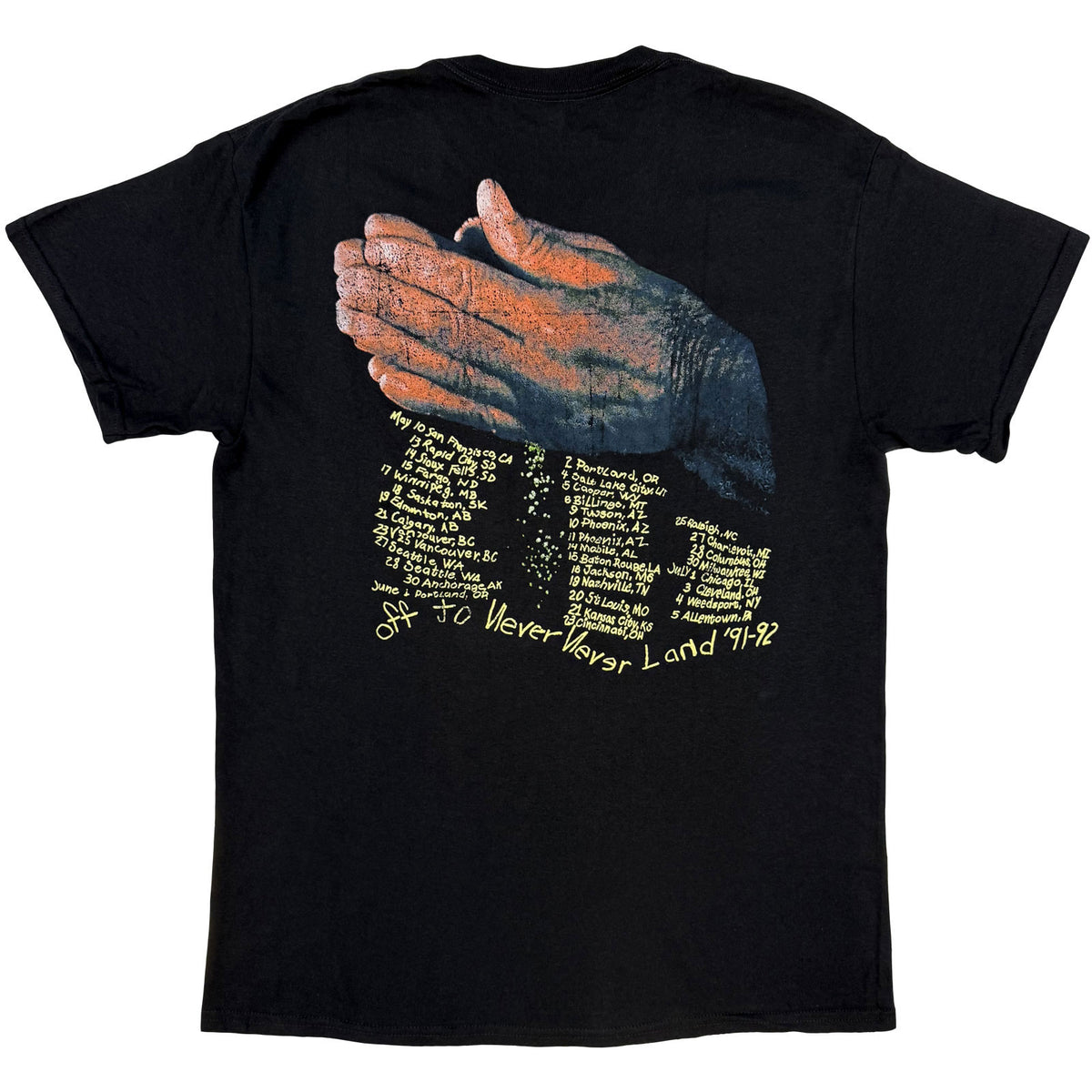 METALLICA - NEVERLAND - T-Shirt Black (Back Print)