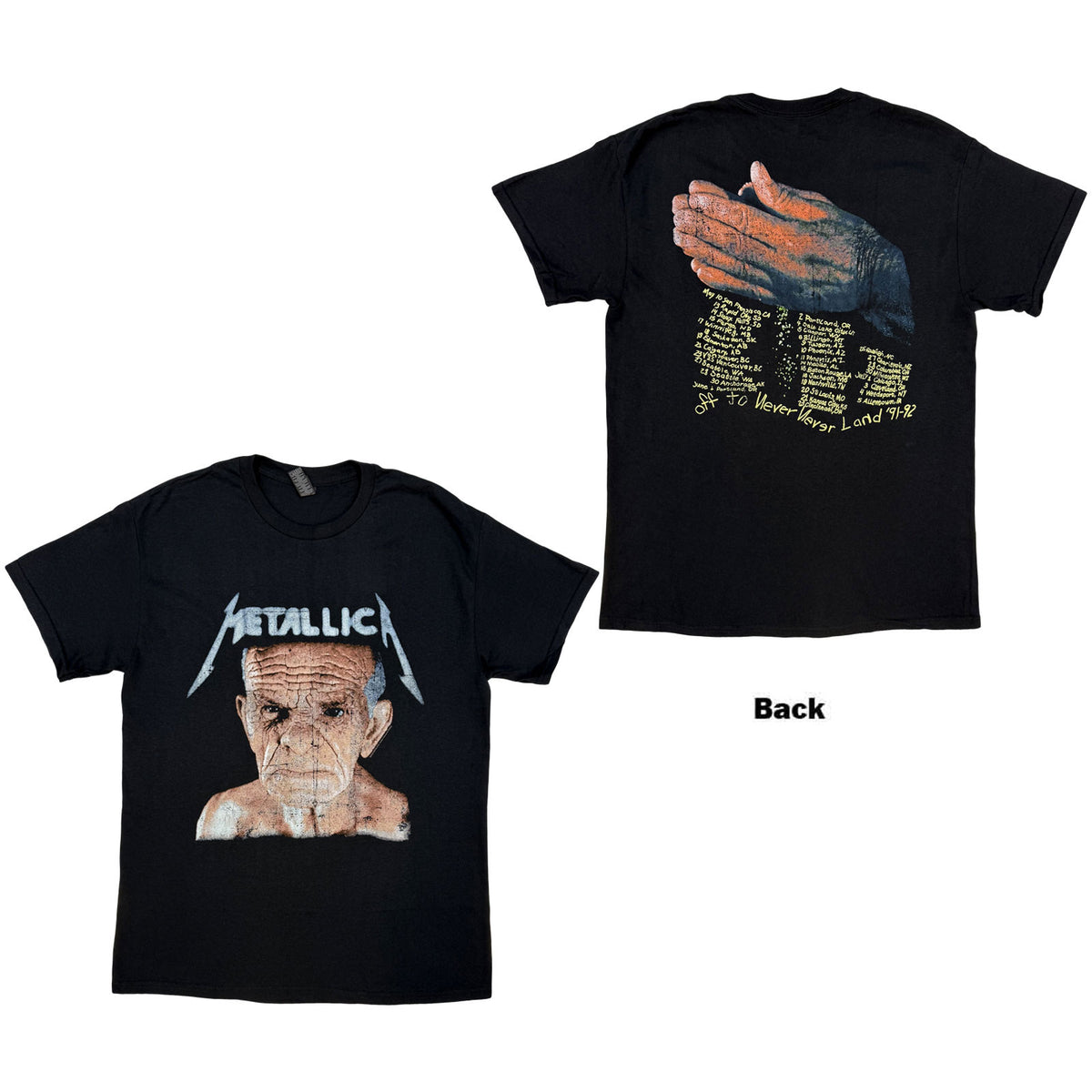 METALLICA - NEVERLAND - T-Shirt Black (Back Print)