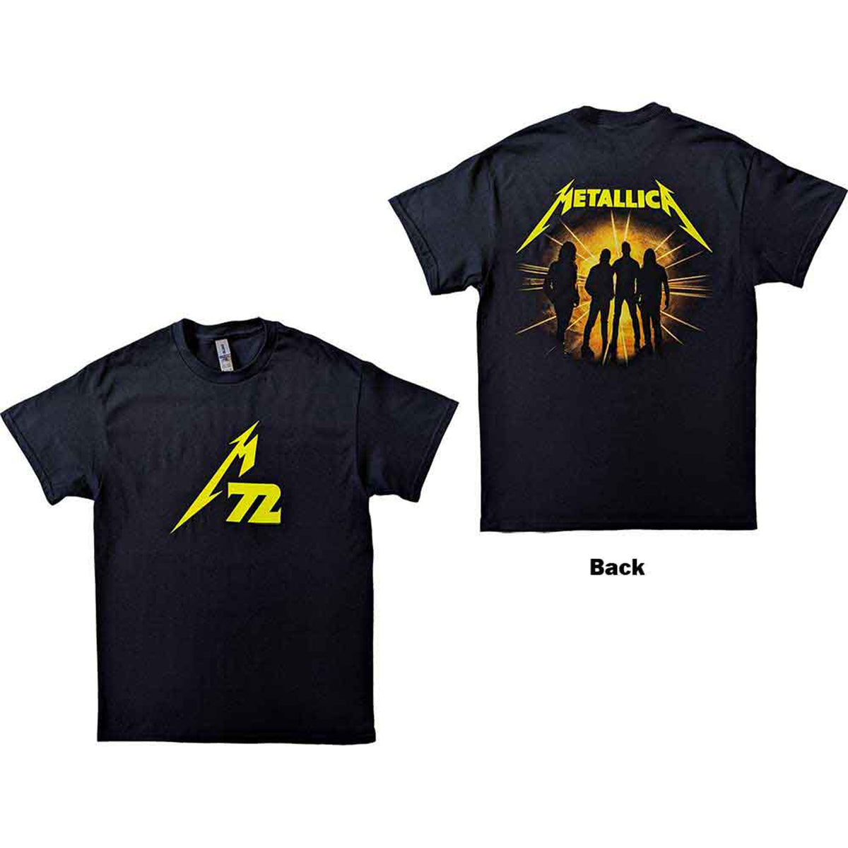 METALLICA - 72 SEASONS STROBES PHOTO - T-Shirt Black (Back Print)