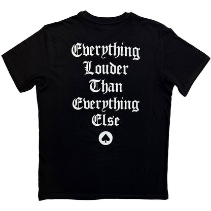 MOTORHEAD - ENGLAND - T-Shirt Schwarz (Rückendruck)