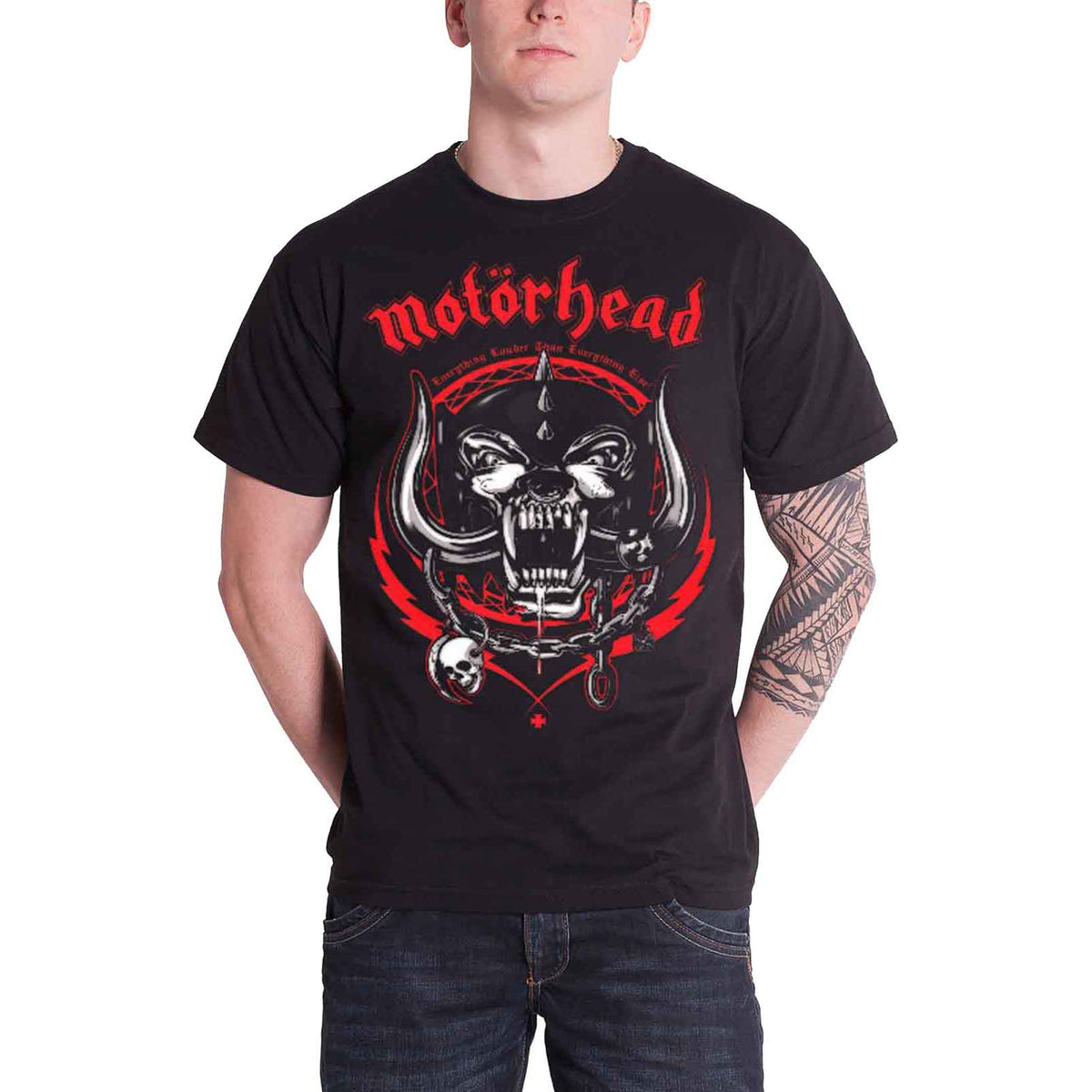 MOTORHEAD - LIGHTNING WREATH - T-Shirt Black