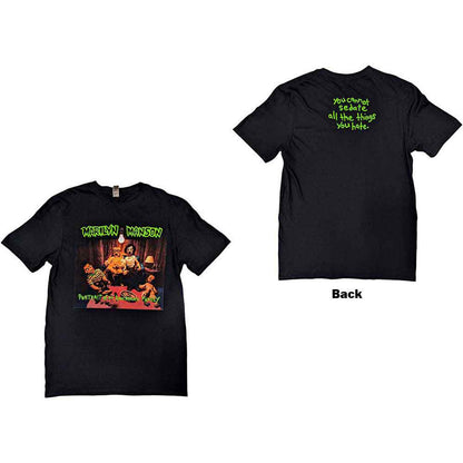 MARILYN MANSON - AMERICAN FAMILY - T-Shirt Black (Back Print)