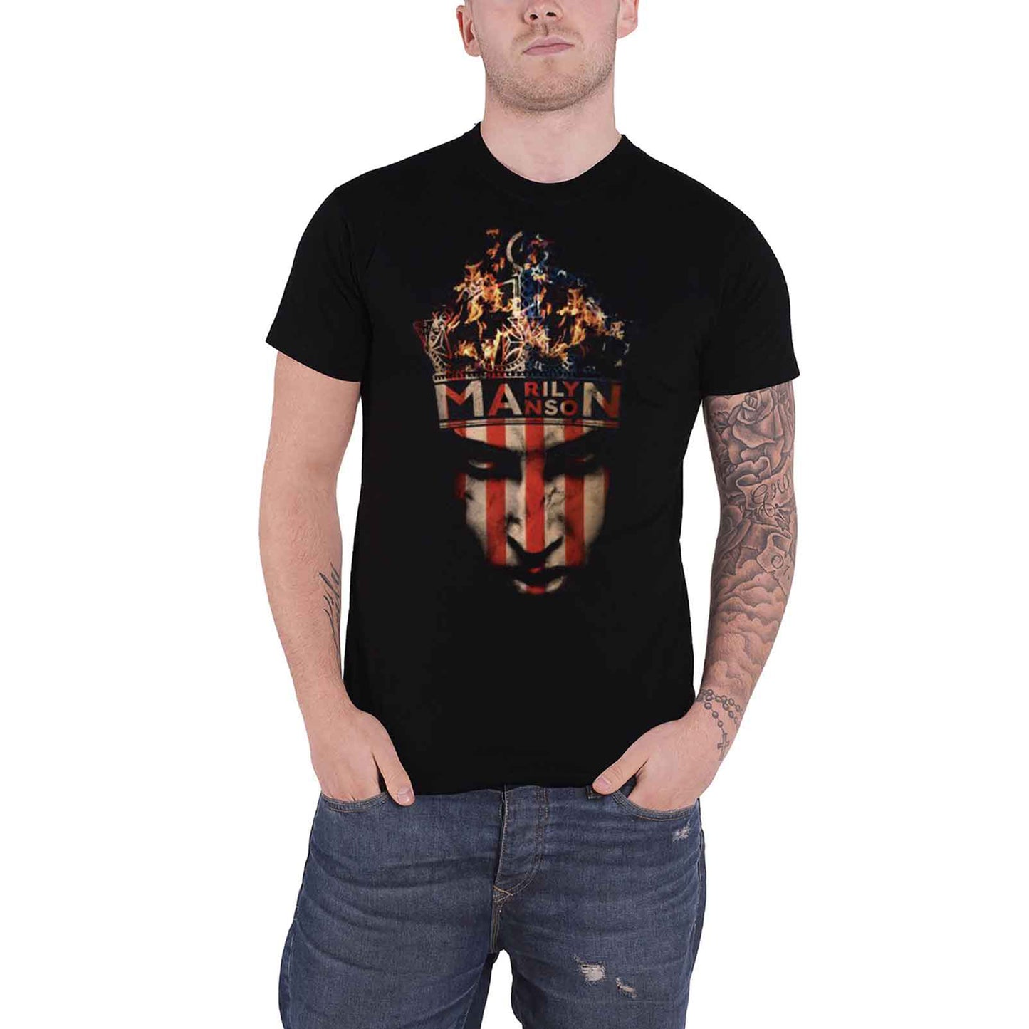 MARILYN MANSON - CROWN - T-Shirt Black
