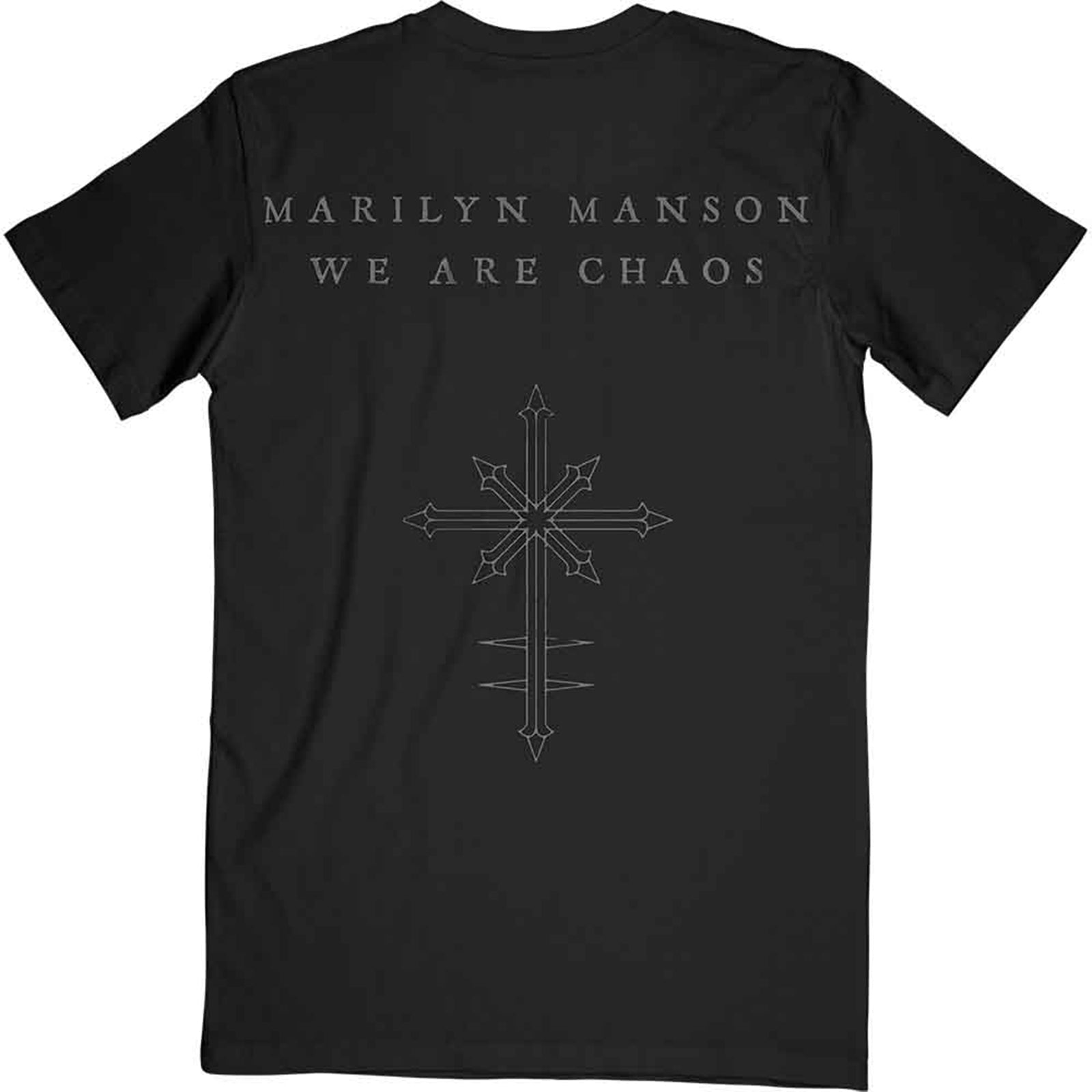 MARILYN MANSON - WE ARE CHAOS - T-Shirt Black (Back Print)