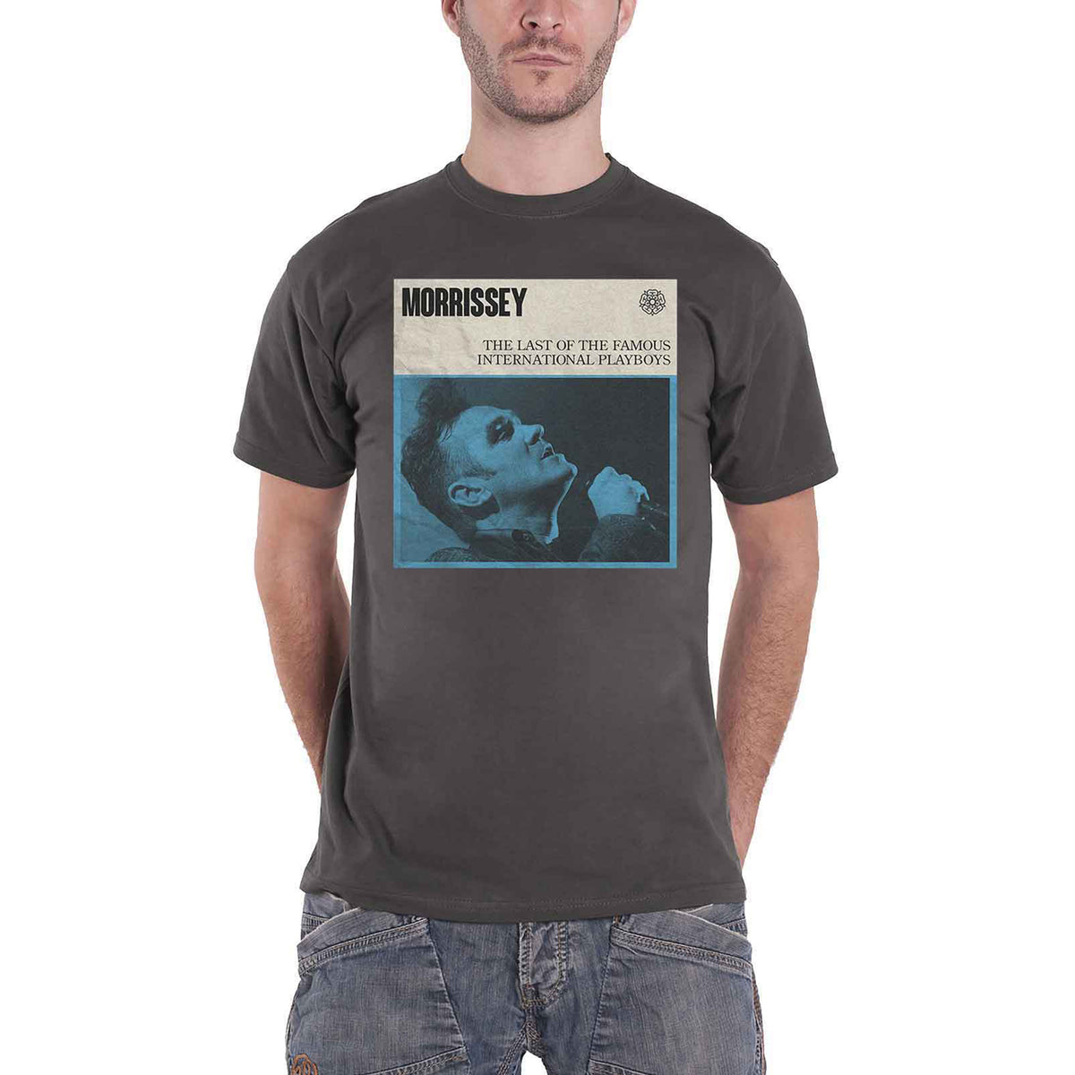 MORRISSEY - INTERNATIONAL PLAYBOYS - T-Shirt Grey