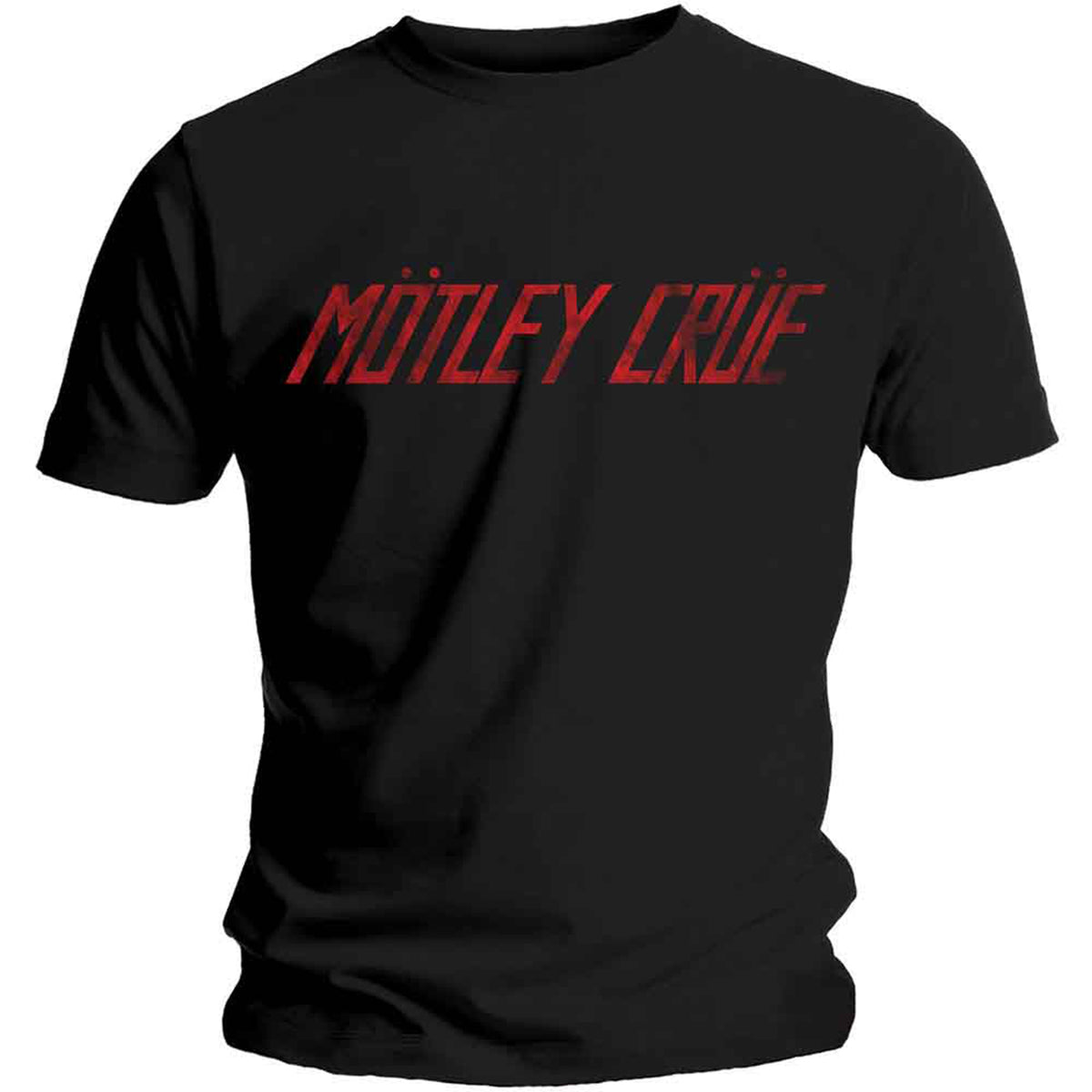 MOTLEY CRUE - DISTRESSED LOGO - T-Shirt Black