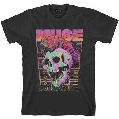MUSE - MOWHAWK SKULL - T-Shirt Black