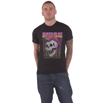 MUSE - MOWHAWK SKULL - T-Shirt Black