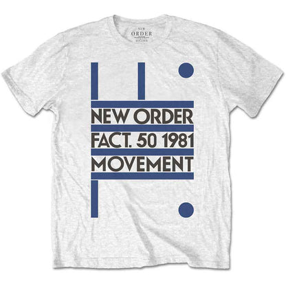 NEW ORDER - MOVEMENT - T-Shirt White