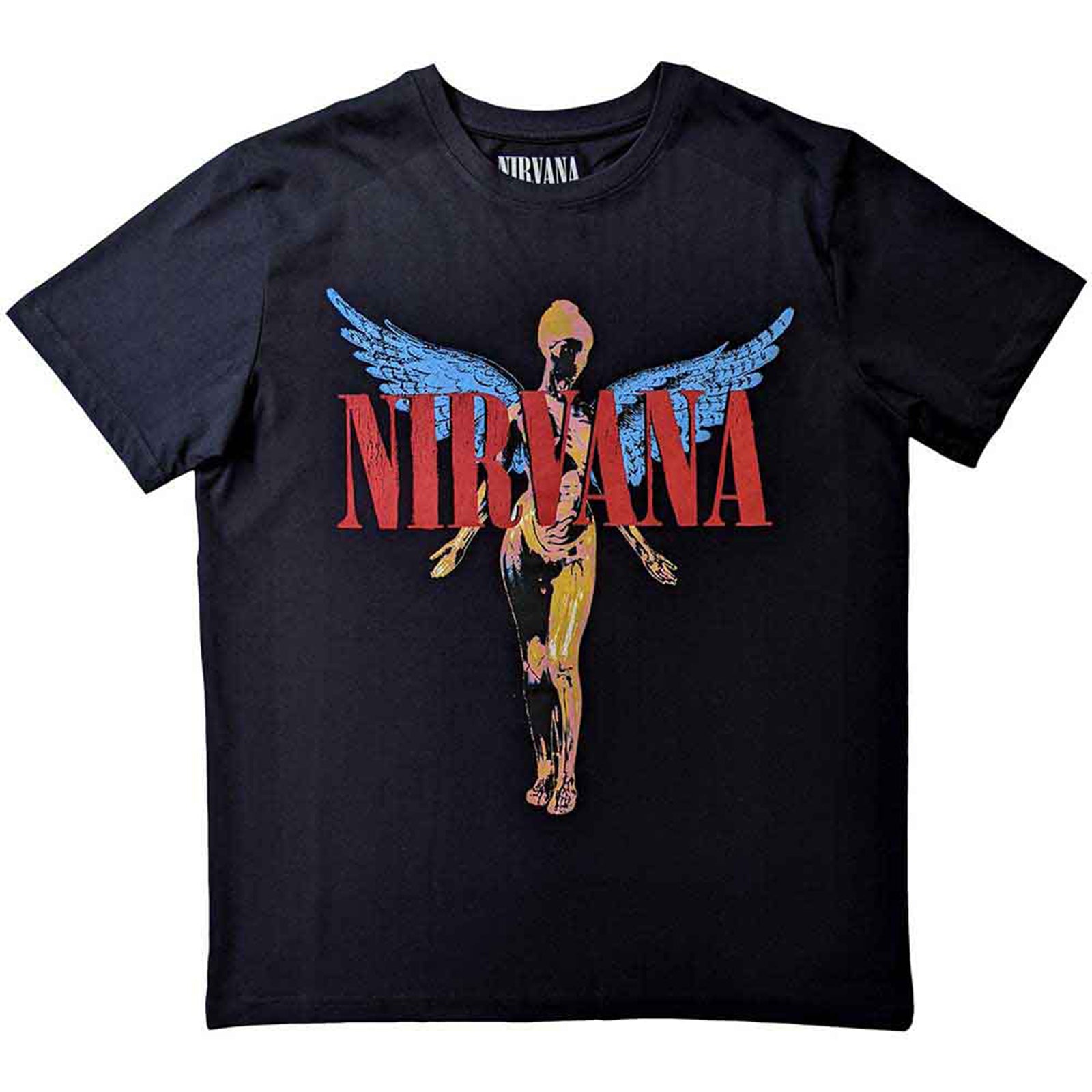 NIRVANA - ANGELIC - T-Shirt Black