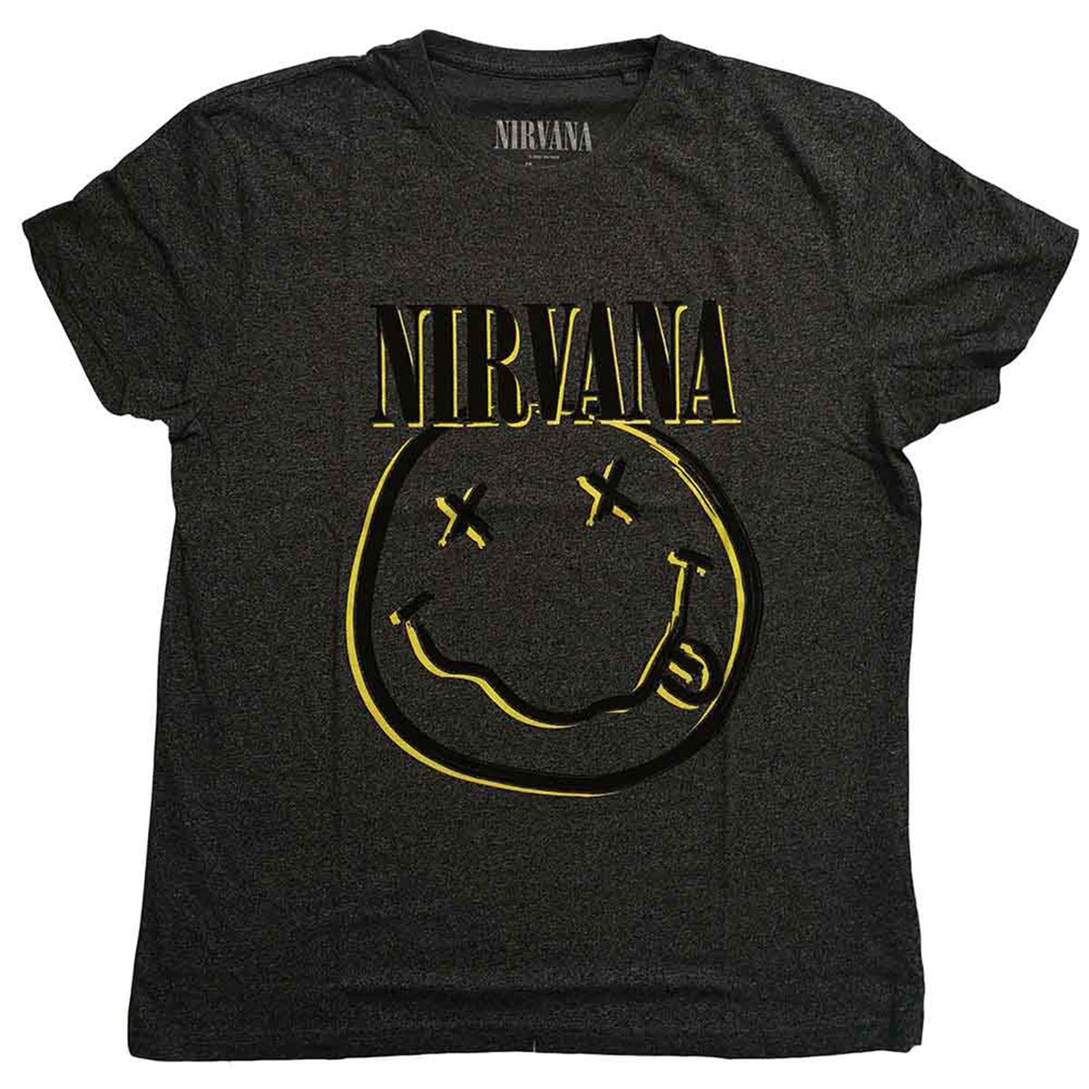 NIRVANA - INVERSE HAPPY FACE - T-Shirt Multicolour