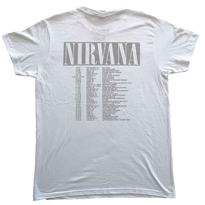 NIRVANA - IN UTERO TOUR - T-Shirt White (Back Print)