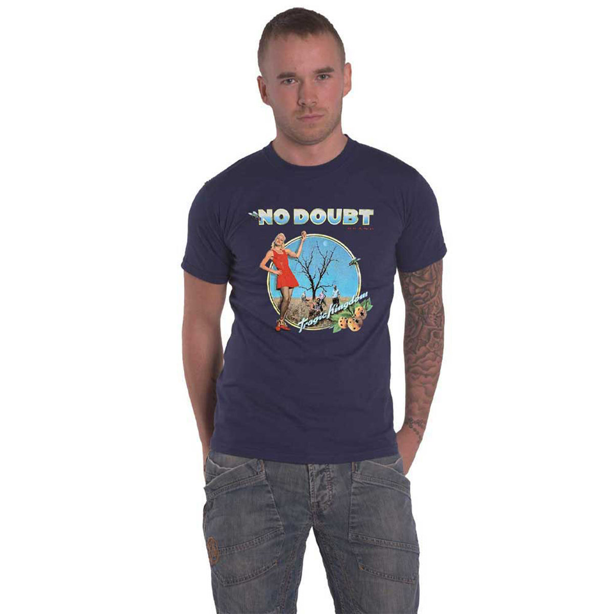 NO DOUBT - TRAGIC KINGDOM - T-Shirt Blue