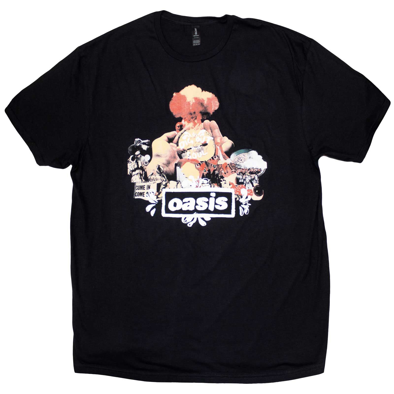 OASIS - ATOMIC COLLAGE - T-Shirt Black