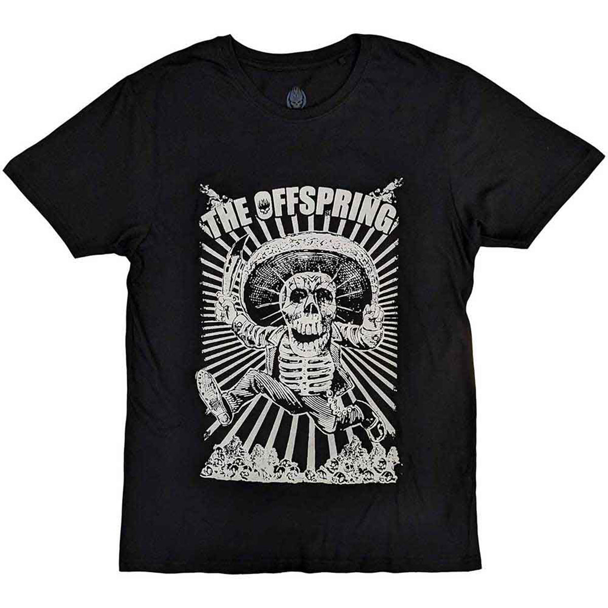 OFFSPRING, THE - JUMPING SKELETON - T-Shirt Black