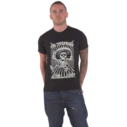 OFFSPRING, THE - JUMPING SKELETON - T-Shirt Black