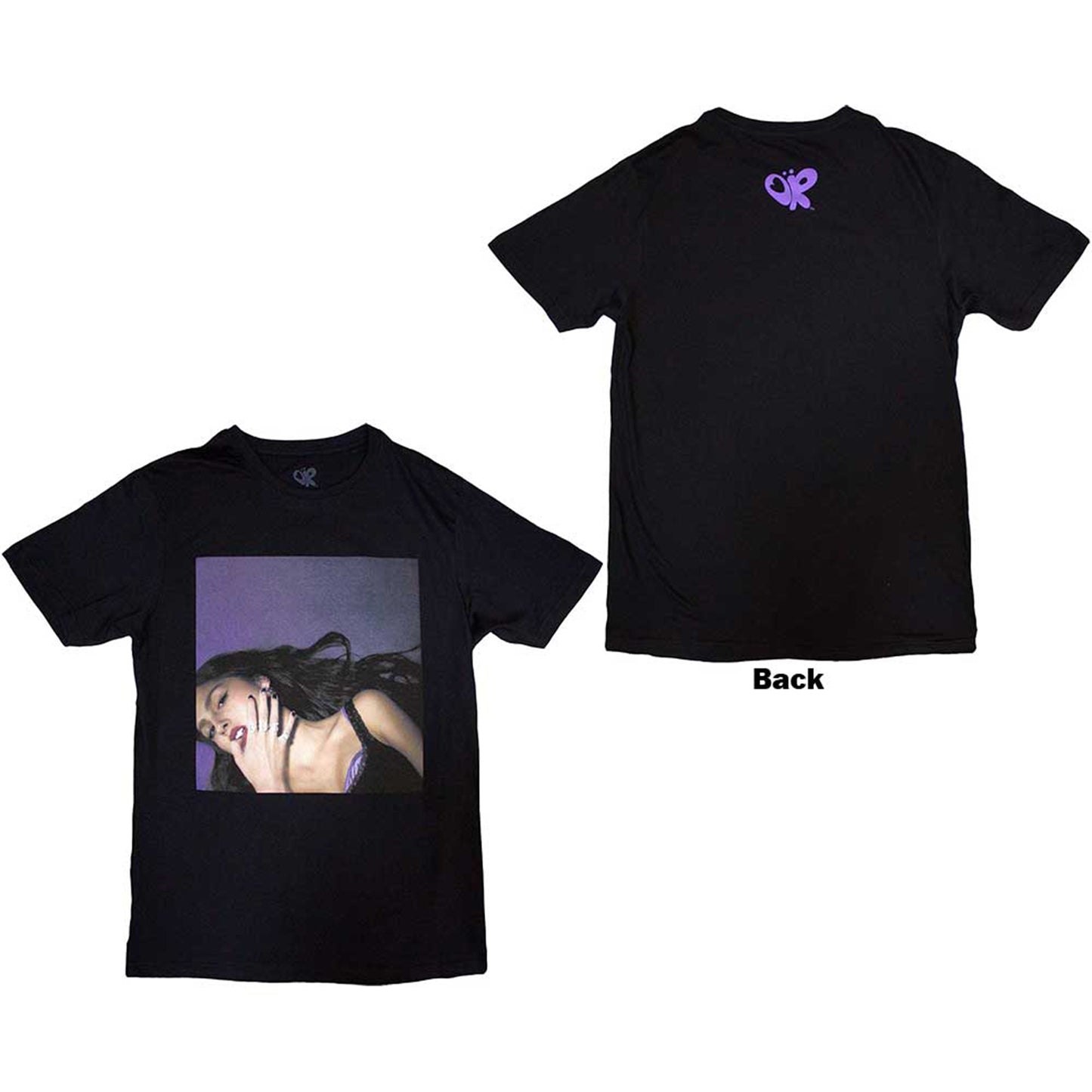 OLIVIA RODRIGO - GUTS ALBUM COVER - T-Shirt Black (Back Print)