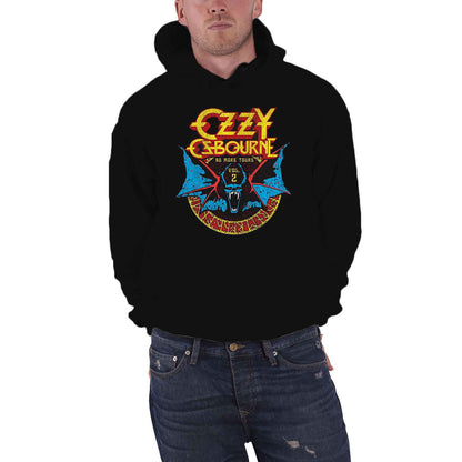 OZZY OSBOURNE - BAT CIRCLE - Pullover Hoodie Black