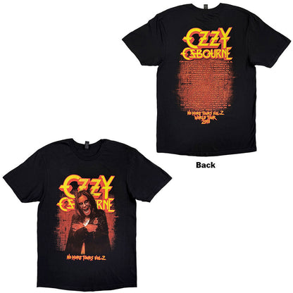 OZZY OSBOURNE - NO MORE TEARS VOL. 2. - T-Shirt Black (Back Print & Collectors Edition)