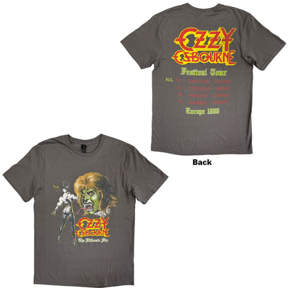 OZZY OSBOURNE - ULTIMATE REMIX - T-Shirt Grey (Back Print)