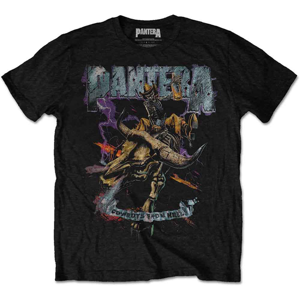 PANTERA - VINTAGE RIDER - T-Shirt Black