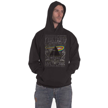 PINK FLOYD - CARNEGIE HALL POSTER - Pullover Hoodie Black