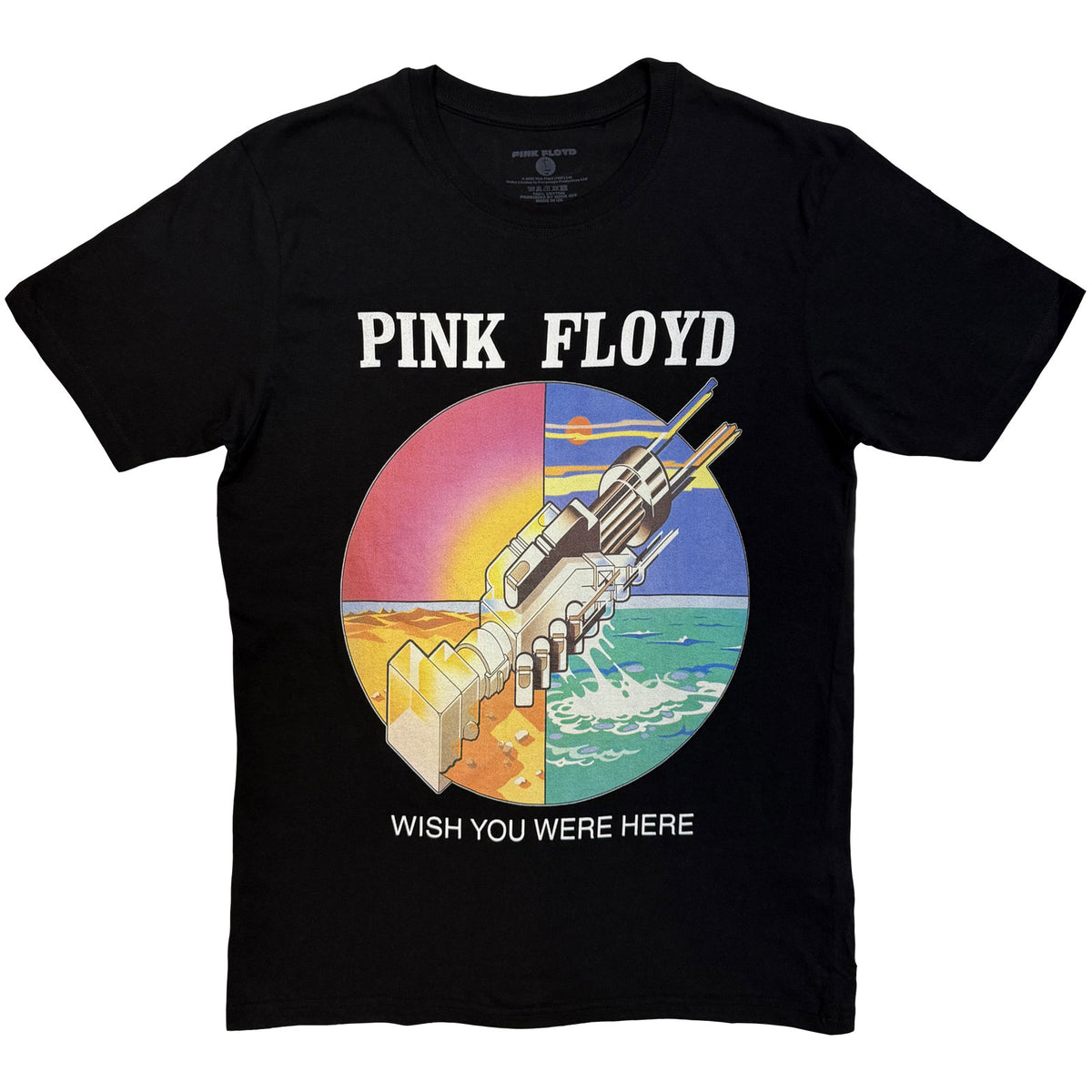 PINK FLOYD - WYWH CIRCLE ICONS - T-Shirt Black