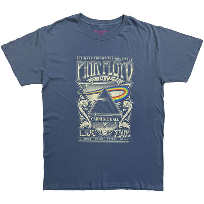 PINK FLOYD - CARNEGIE HALL POSTER - T-Shirt Blue