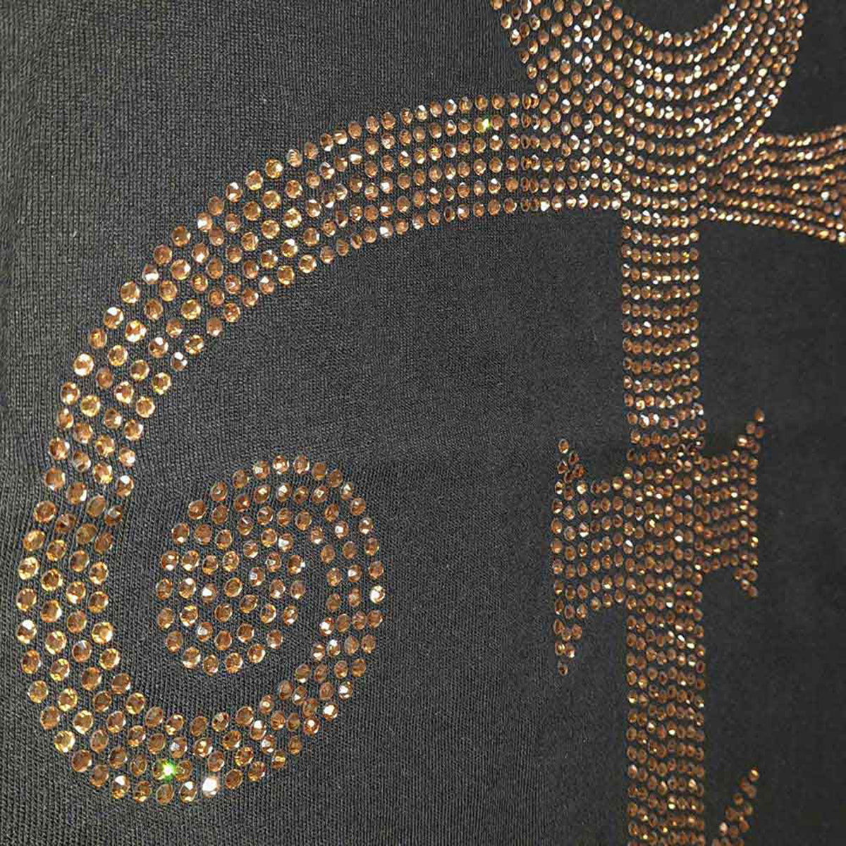 PRINCE - GOLD SYMBOL - T-Shirt Black (Embellished)