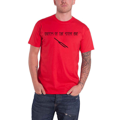 QUEENS OF THE STONE AGE - DEAF SONGS - T-Shirt Red