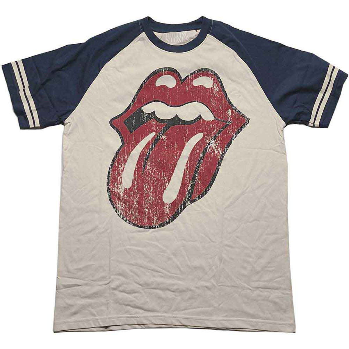 ROLLING STONES, THE - LICK - Raglan T-Shirt Blue