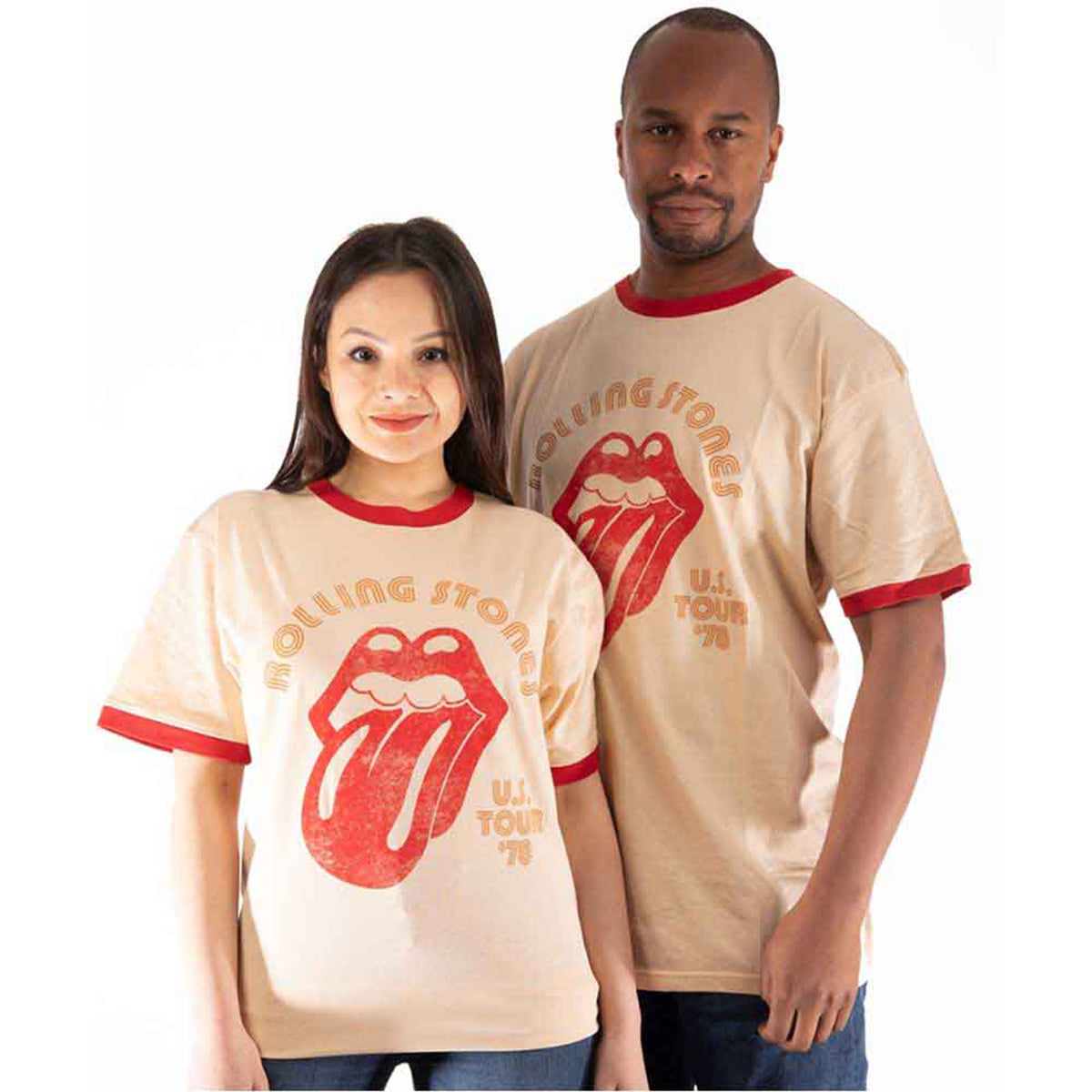 ROLLING STONES, THE - US TOUR '78 - Ringer T-Shirt Neutral