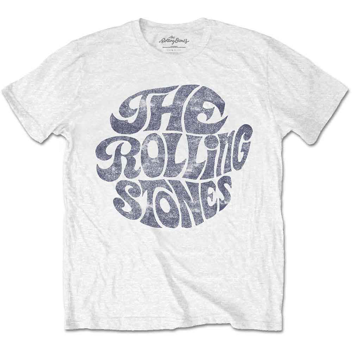 ROLLING STONES, THE - VINTAGE 70S LOGO - T-Shirt White