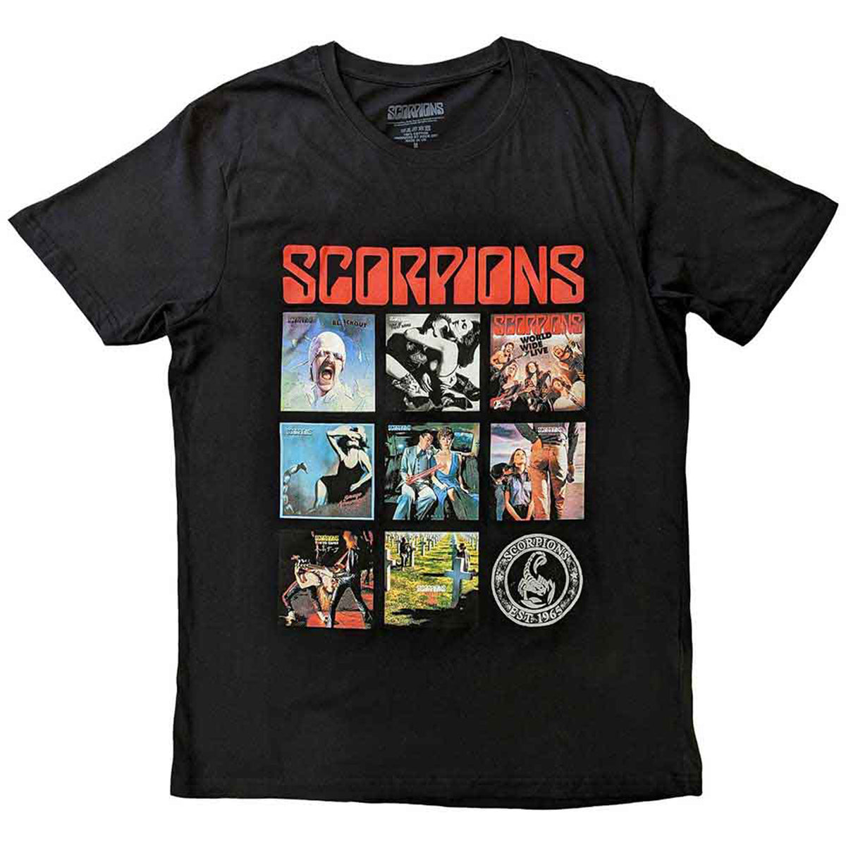 SCORPIONS - REMASTERED - T-Shirt Black