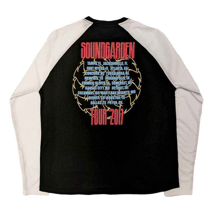SOUNDGARDEN - TOUR 2017 - Raglan T-Shirt Multicolour (Back Print)