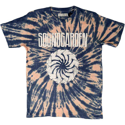 SOUNDGARDEN - LOGO SWIRL - T-Shirt Blue (Wash Collection)