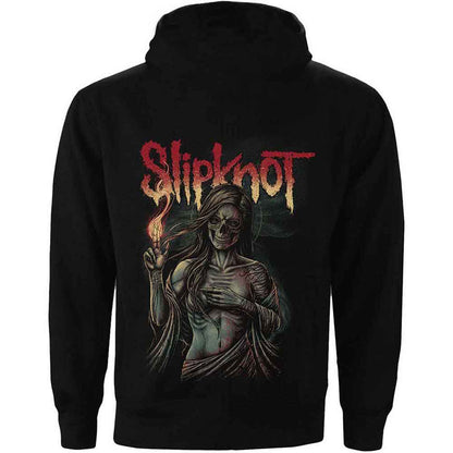 SLIPKNOT - BURN ME AWAY - Pullover Hoodie Black (Back Print)