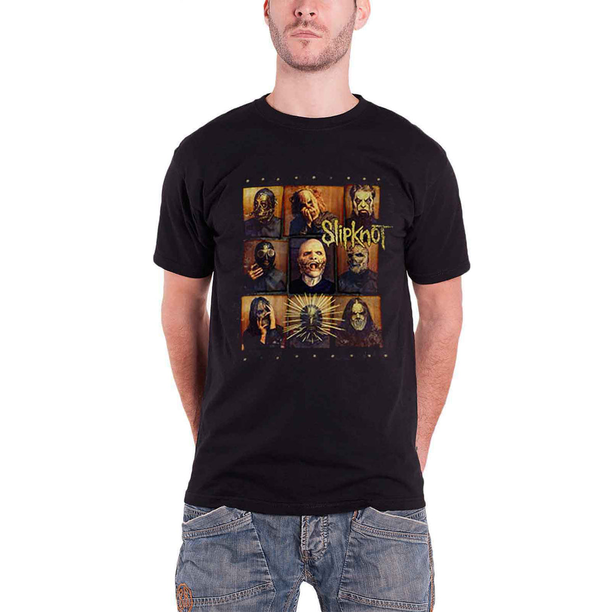 SLIPKNOT - SKEPTIC - T-Shirt Black (Back Print)