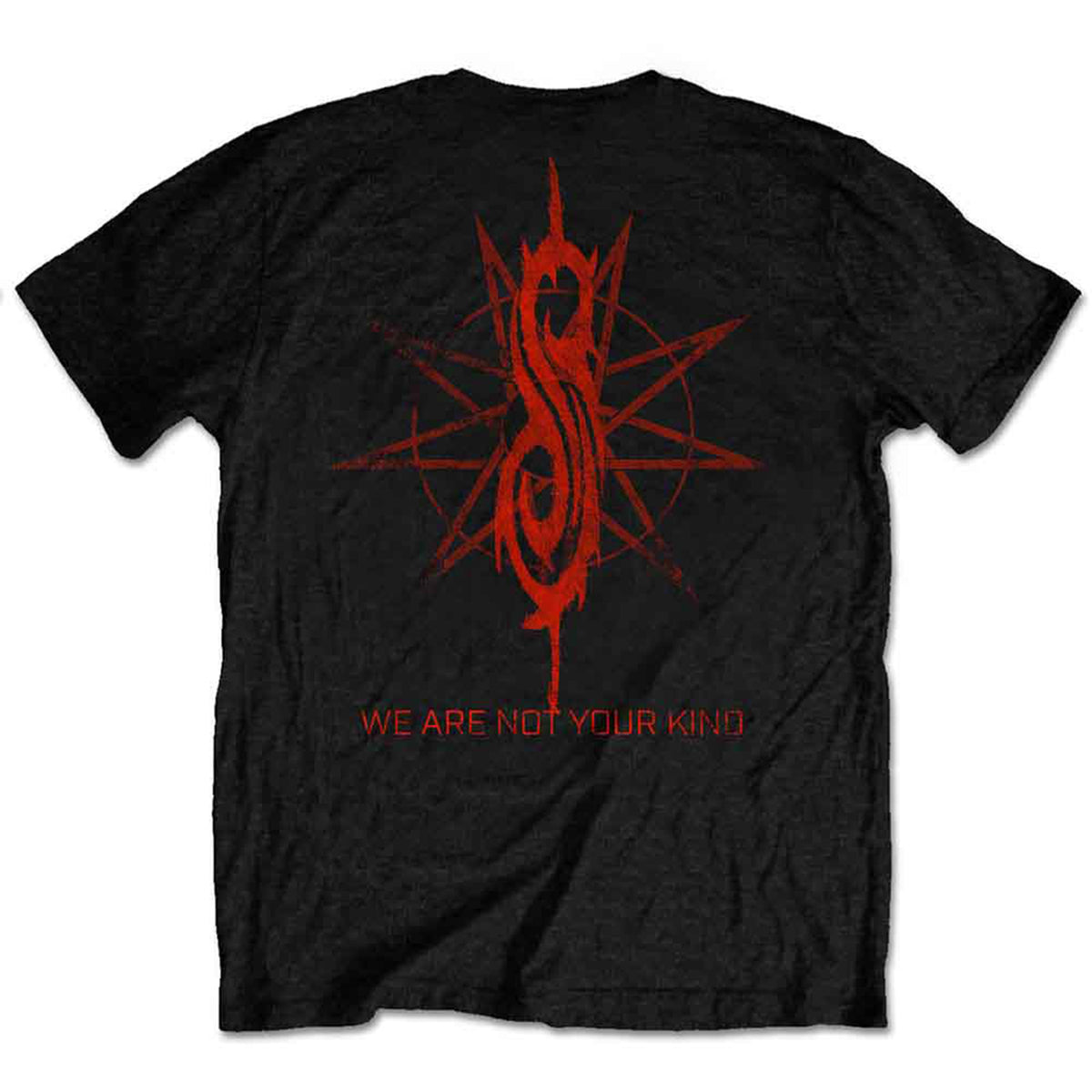 SLIPKNOT - WANYK RED PATCH - T-Shirt Black (Back Print)