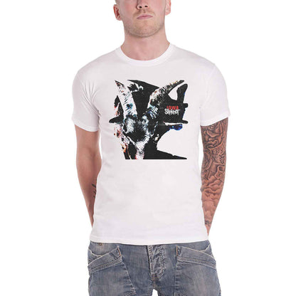 SLIPKNOT - IOWA GOAT SHADOW - T-Shirt White (Back Print)