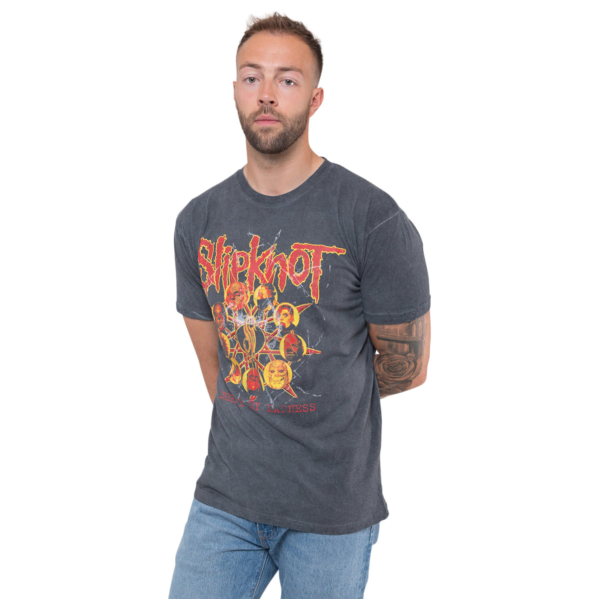 SLIPKNOT - LIBERATE - T-Shirt Black (Back Print & Wash Collection)