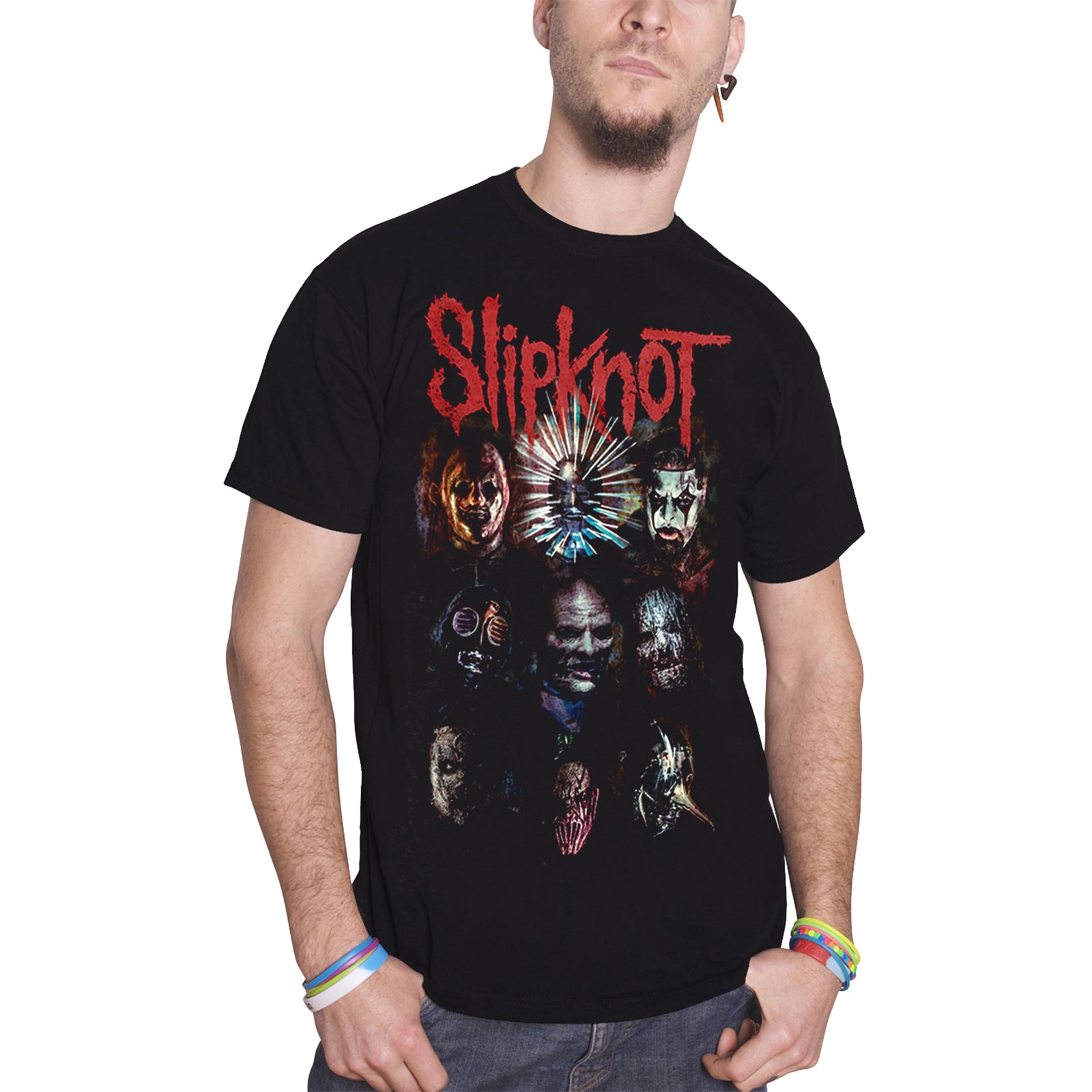 SLIPKNOT - PREPARE FOR HELL 2014-2015 TOUR - T-Shirt Black (Back Print)