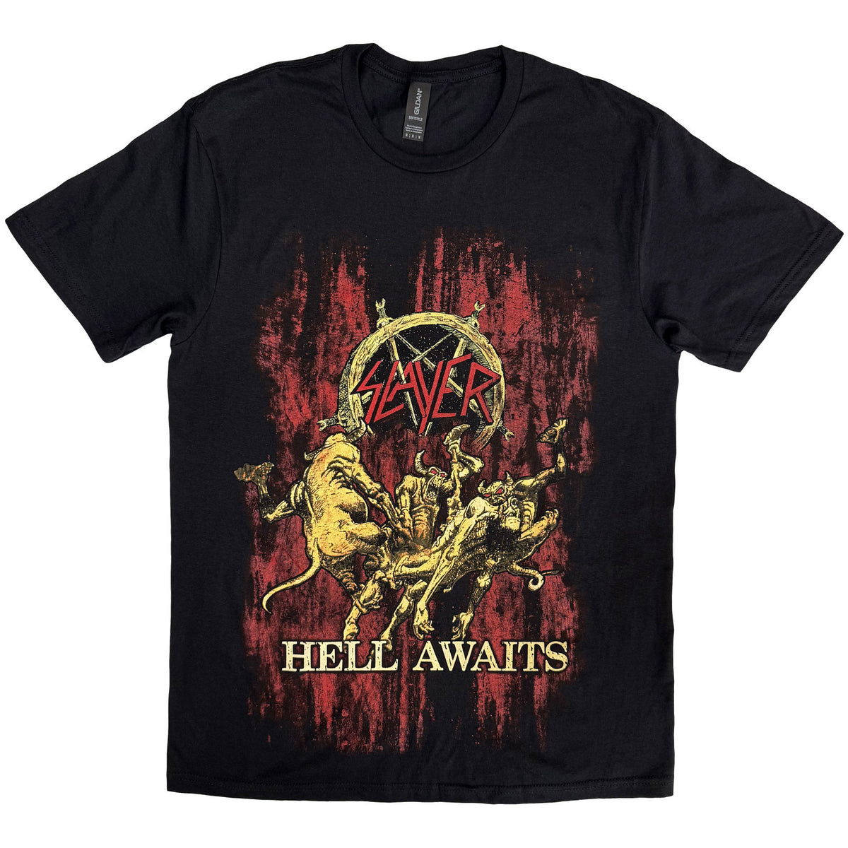 SLAYER - HELL AWAITS - T-Shirt Black
