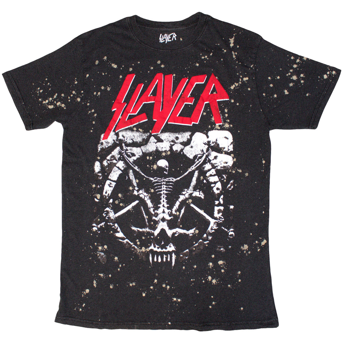 SLAYER - DIVINE SPLATTER - T-Shirt Black (Wash Collection)
