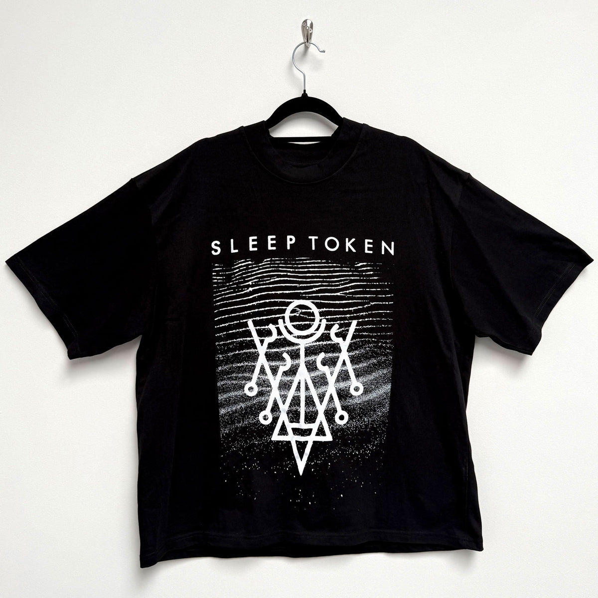 SLEEP TOKEN - GIVE - Oversized Boxy T-Shirt Black