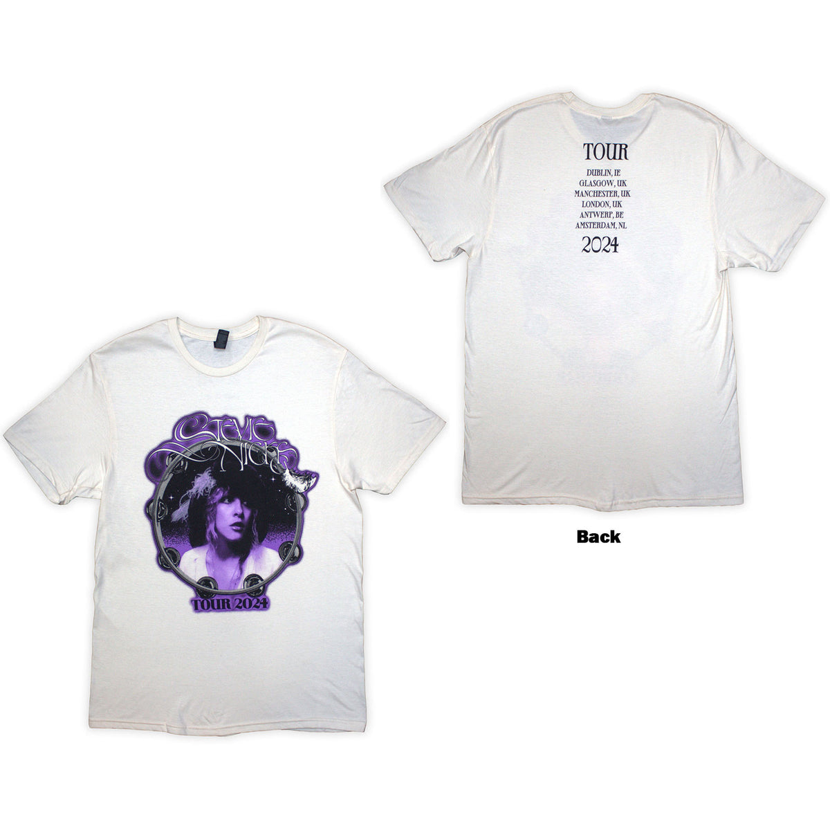 STEVIE NICKS - TOUR '24 BELLA DONNA - T-Shirt Neutral (Back Print & Ex-Tour)